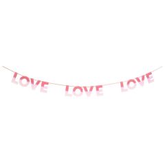 Meri Meri - Ombre Love Garland - Aşk Asılan Süs