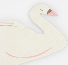 Meri Meri - Kuğu Şekilli Peçete - 16 Adet