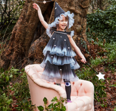 Meri Meri - Yıldızlı Cadı Kostümü Seti (3-4 Yaş)