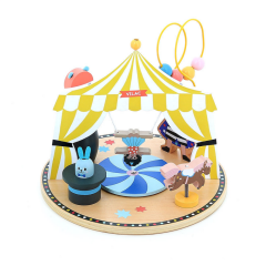 Vilac - Ahşap Aktivite Oyuncağı - Sirk