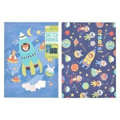 Ooly Pad Duo 2'li Resim Defteri - Space Critters