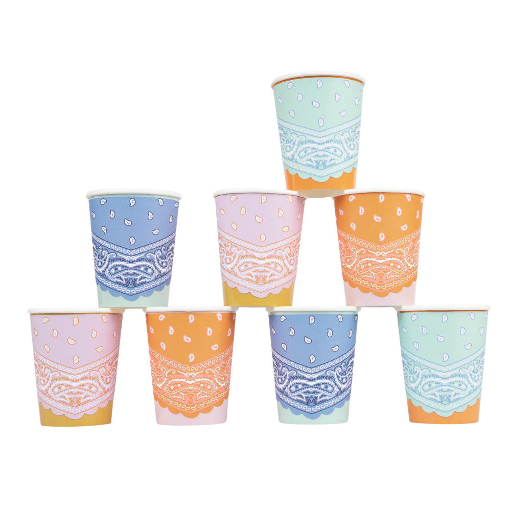 Meri Meri - Kovboy Bardaklar - 8 Adet