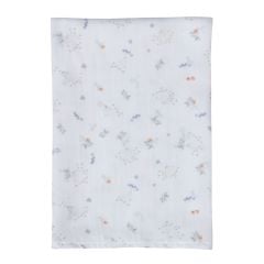 Jera Mini Müslin Örtü, Blue Fields  (60x60 cm)