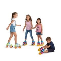 Kolay Giyilen Paten - Pembe 24-34 Numara