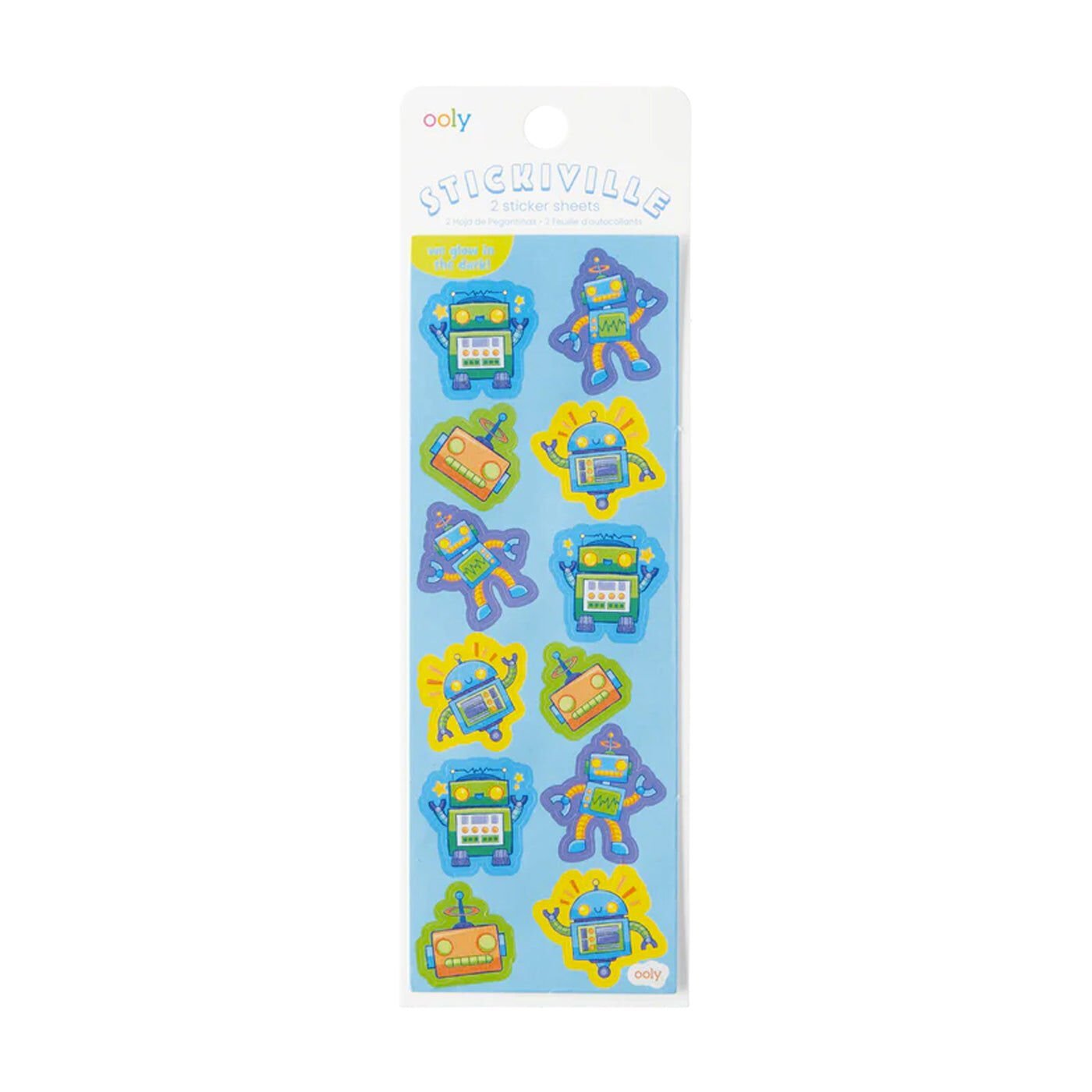Ooly Stickiville Çıkartmalar - Robots