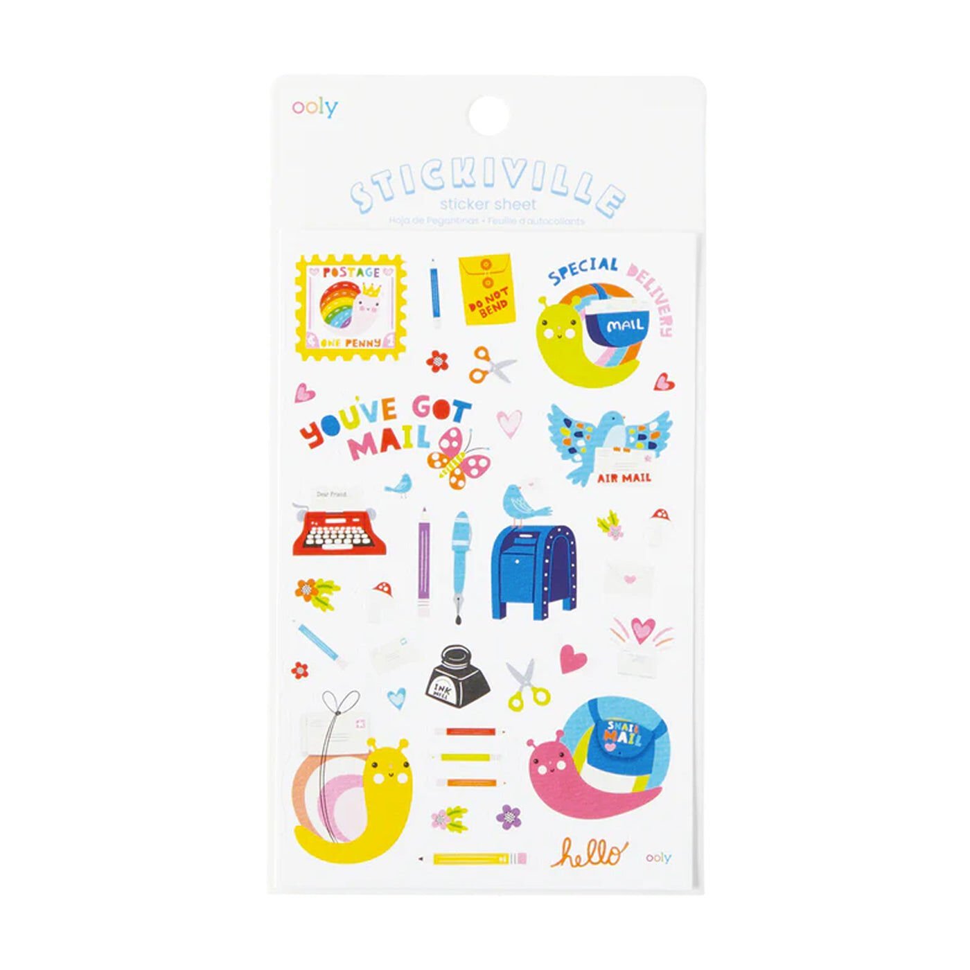 Ooly Stickiville Çıkartmalar - Snail Mail
