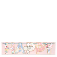 Meri Meri - English Garden Birthday Garland - English Garden Asılan Süs