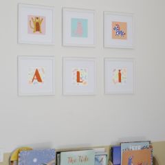 Blink Petit C Harfi Çerçeveli Tablo