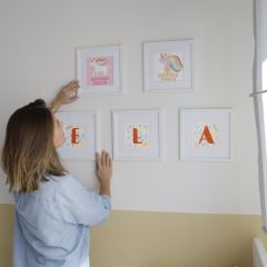 Blink Petit C Harfi Çerçeveli Tablo