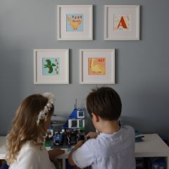 Blink Petit Dino Rrrr Çerçeveli Tablo