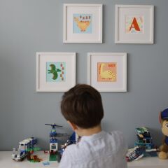 Blink Petit Dino Roar Çerçeveli Tablo