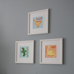 Blink Petit Dino Hey Çerçeveli Tablo