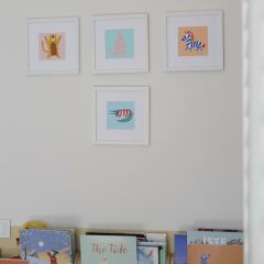 Blink Petit Zebra Çerçeveli Tablo