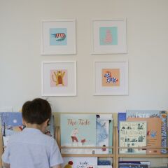 Blink Petit Zebra Çerçeveli Tablo