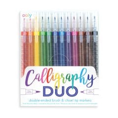 Ooly Calligraphy Duo Çift Uçlu 12’li Kaligrafi Kalemi