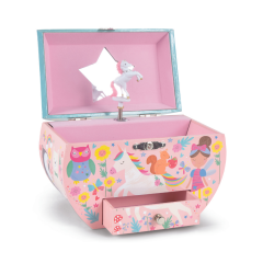 Floss & Rock Müzikli Oval Mücevher Kutusu / Rainbow Fairy  *YENİ*