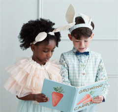 Meri Meri - Ekose Tavşan Kostüm Seti / 3-6 Yaş