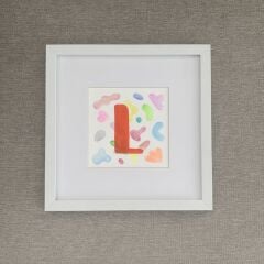 Blink Petit L Harfi Çerçeveli Tablo