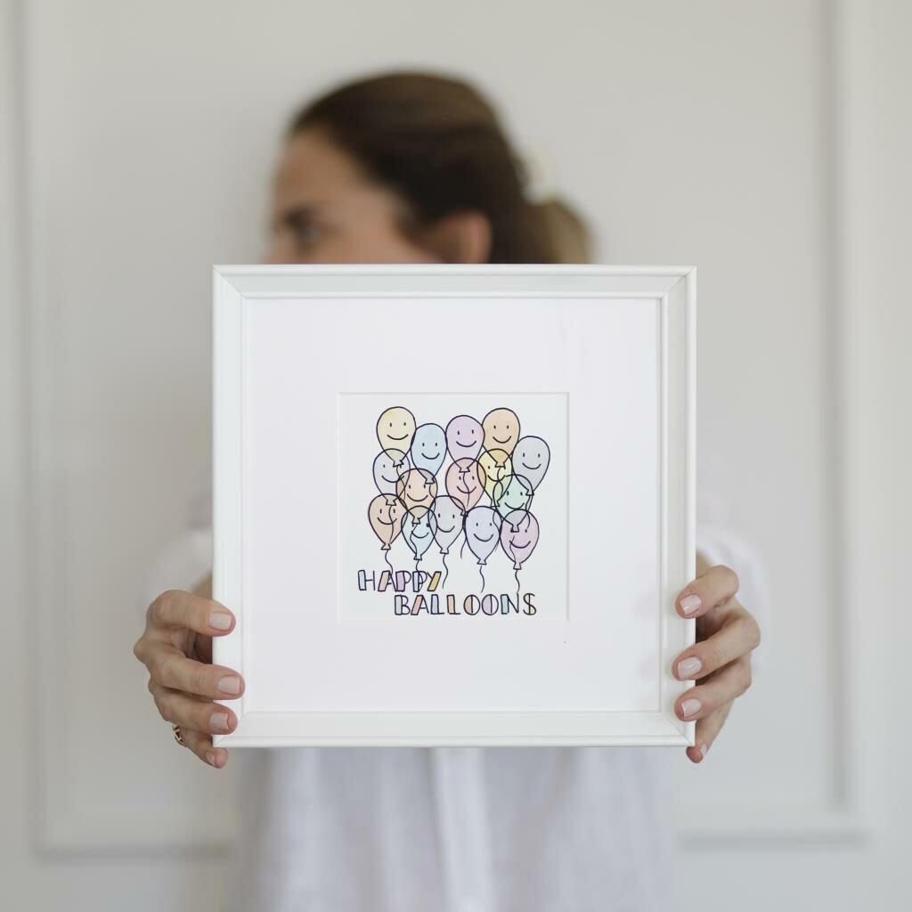 Blink Petit Happy Balloons Çerçeveli Tablo