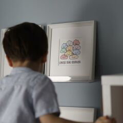 Blink Petit Over the Clouds Çerçeveli Tablo