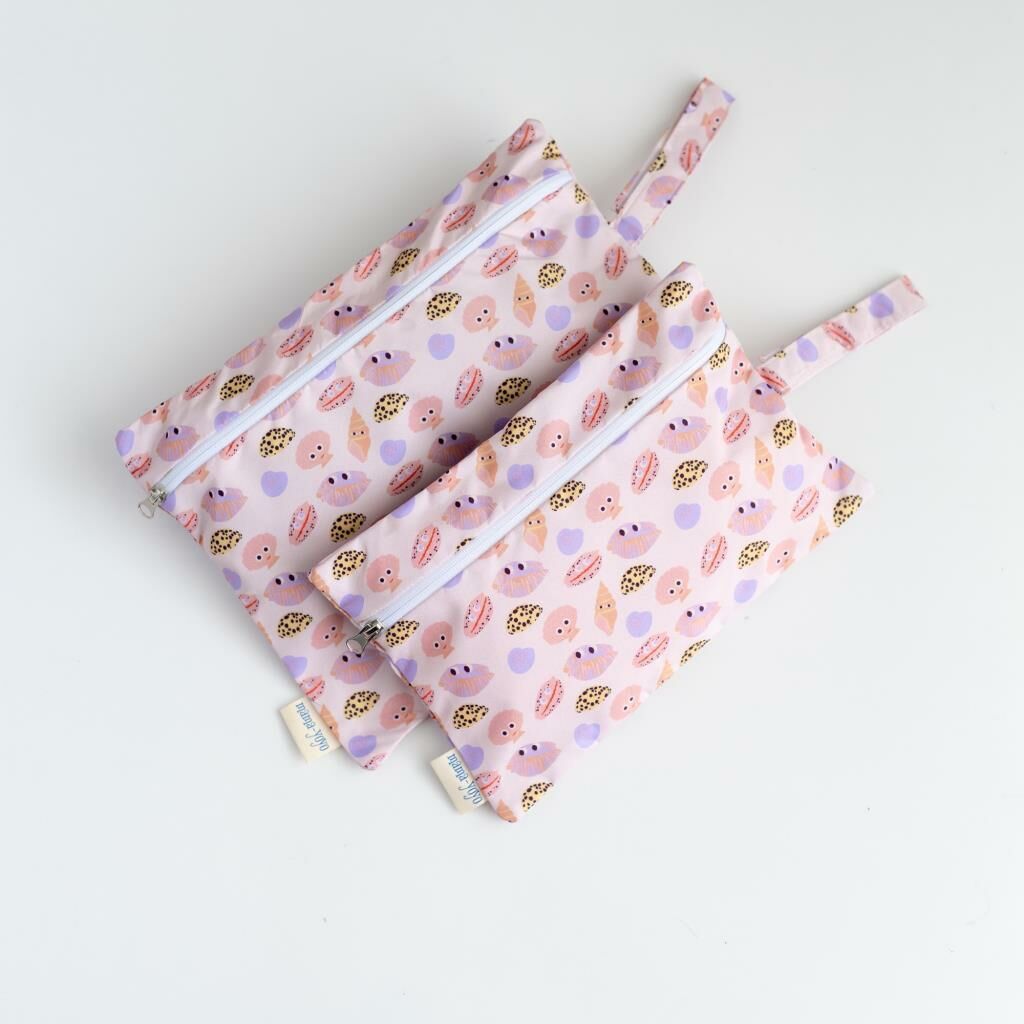 Mama Yoyo Su Geçirmez İkili Islak/Kirli Çanta Seti, Shell