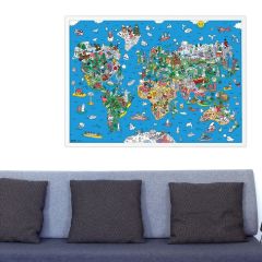 Omy Sticker Poster, Atlas