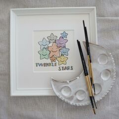 Blink Petit Twinkle Stars Çerçeveli Tablo