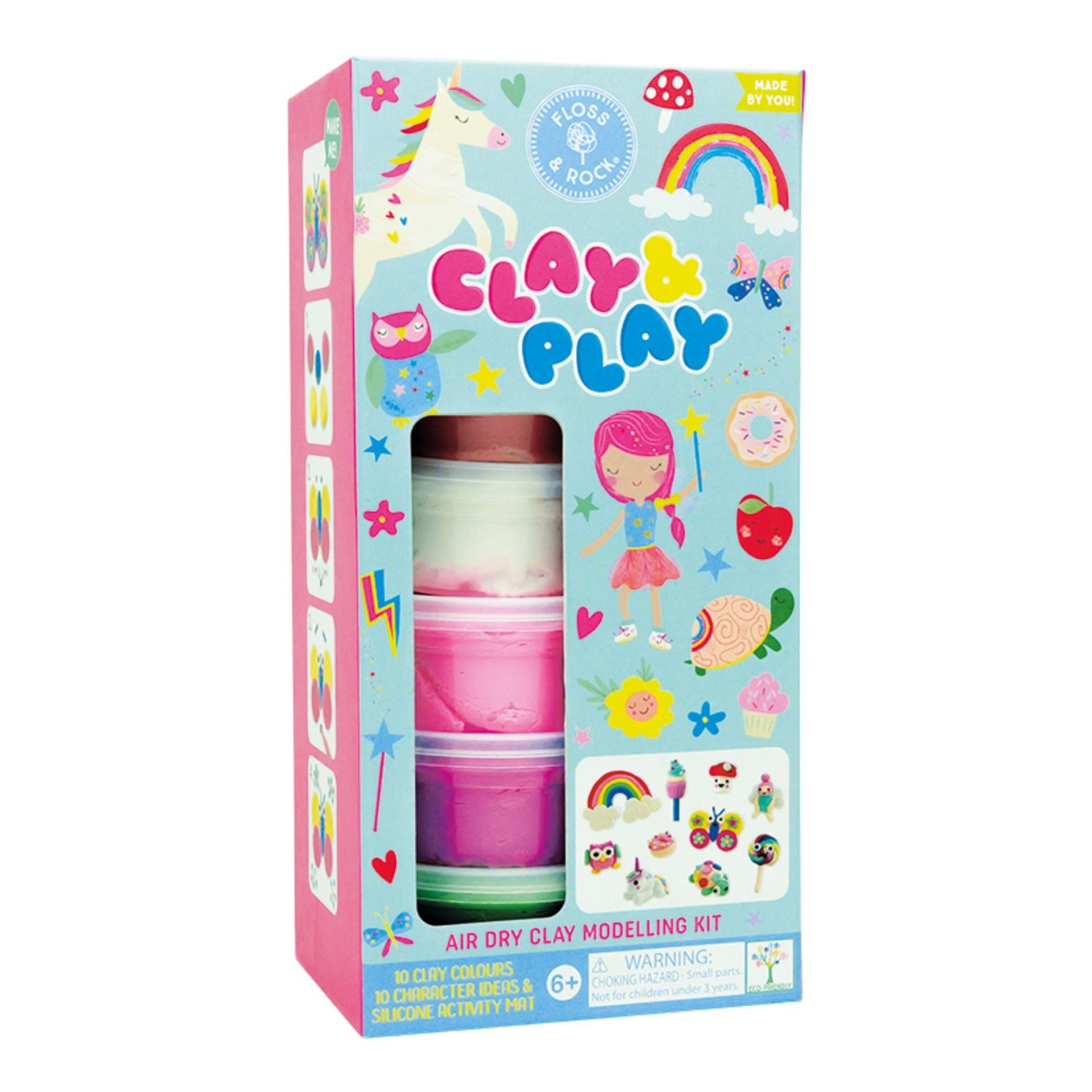 Floss & Rock Clay And Play Hava İle Kuruyan Kil Seti/ Rainbow Fairy