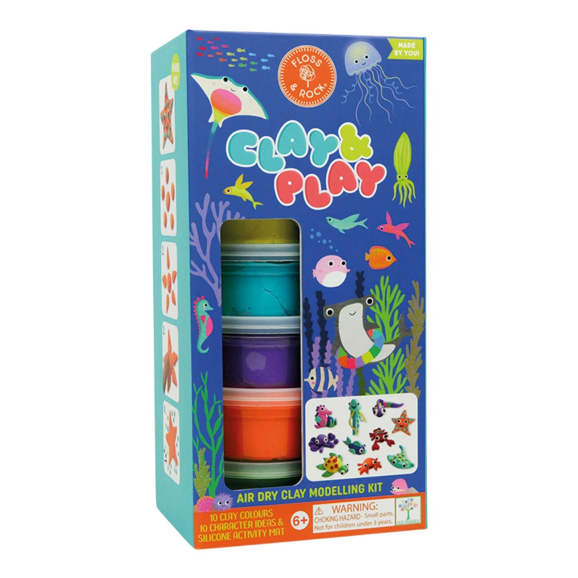 Floss & Rock Clay And Play Hava İle Kuruyan Kil Seti/ Ocean