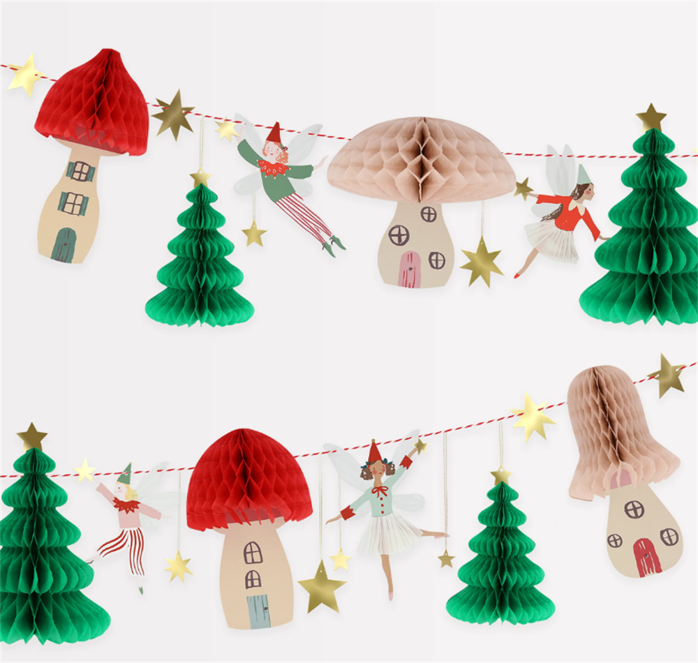Meri Meri - Woodland Fairy Garland - Orman Asılan Süs