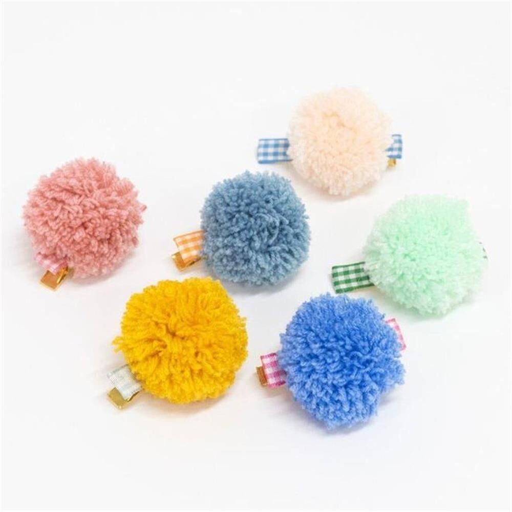 Meri Meri - Big Pom Pom Hair Clips - Ponponlu Büyük Tokalar