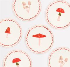 Meri Meri - Mantar Tabak - 8 Adet