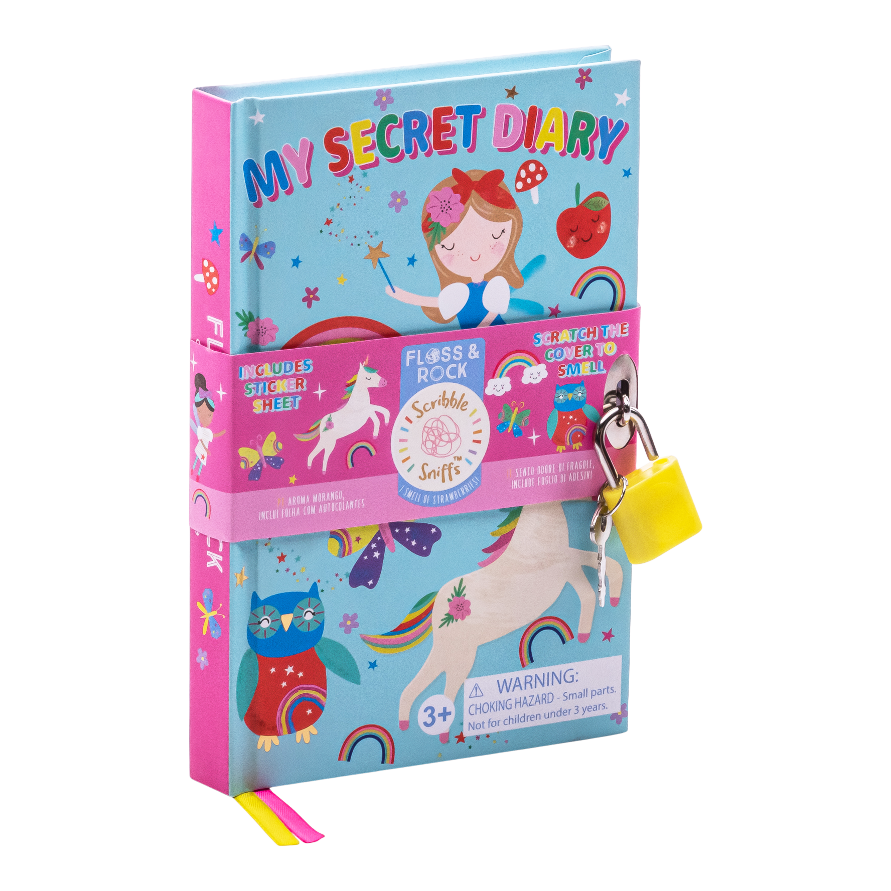 FLOSS & ROCK Kokulu Kilitli Günlük / Rainbow Fairy *YENİ*