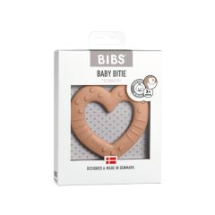 Bibs Diş Kaşıyıcı, Baby Bitie Heart Peach