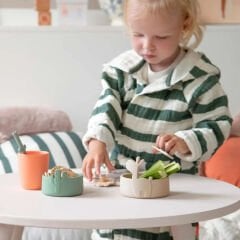 Done by Deer - Lalee - 2'li Silikon Kase Seti - Bej/Yeşil