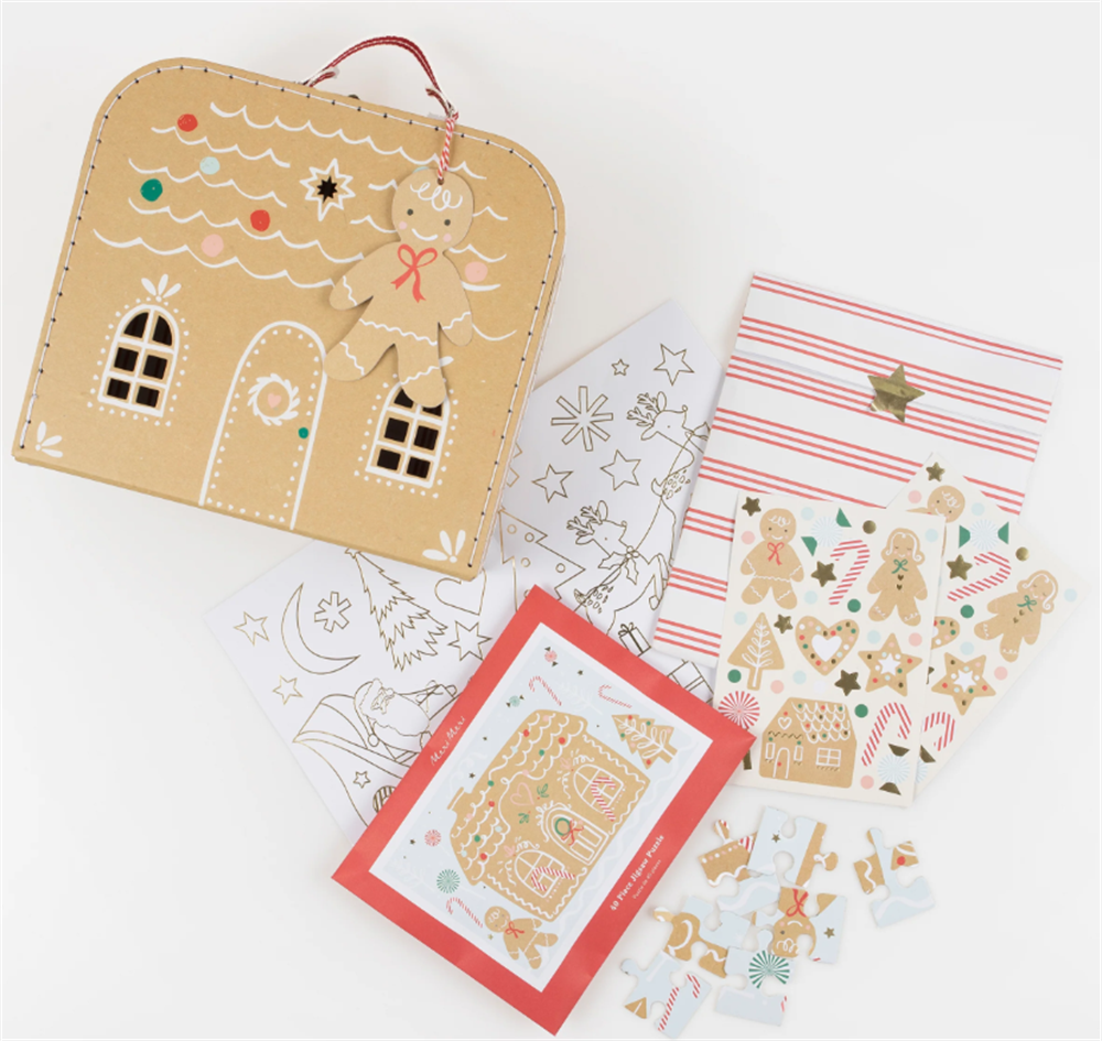 Meri Meri - Gingerbread Yeni Yıl Aktivite Çantası