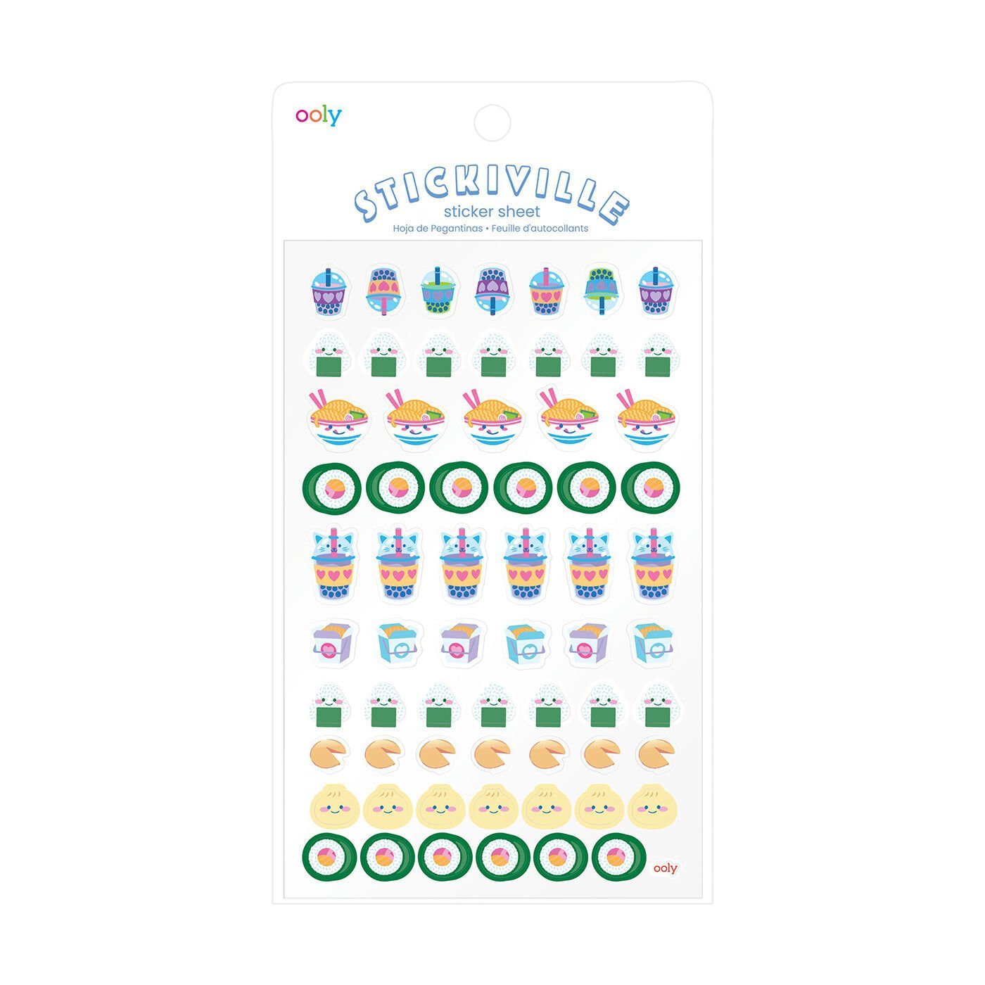 Ooly Stickiville Çıkartmalar - Ramen and Sushi