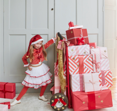 Meri Meri - Santa's Little Helper Kostüm / 3-4 Yaş