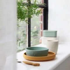 Done by Deer - Deer Friends - Paslanmaz Çelik Çatal, Kaşık ve Bıçak Seti - Hardal