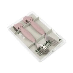 Done by Deer - Deer Friends - Paslanmaz Çelik Çatal ve Kaşık Seti - Pembe