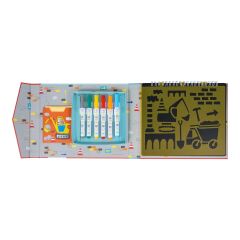 FLOSS & ROCK Chalk Board Eskiz Kitabı / Constuctıon *YENİ*