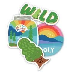 Ooly Stickiville Vinil Çıkartmalar- Wild Outdoors