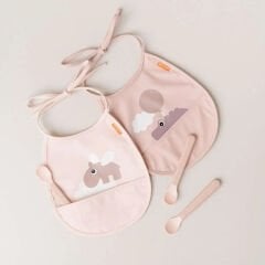 Done by Deer - Foodie - 3'lü Mama Kaşık Seti - Pembe