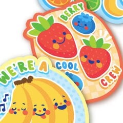 Ooly Stickiville Vinil Çıkartmalar - Fruit Friends
