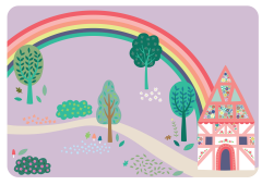 FLOSS & ROCK Mıknatıslı Oyun Sahneleri/Fairy Tale *YENİ*