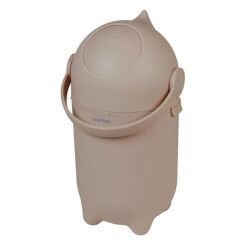 Nattou Dropy Bebek Bezi Çöp Kovası, Kahverengi