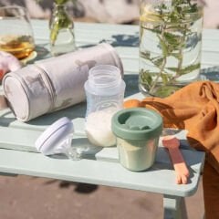 Done by Deer - Croco - 3'lü Atıştırmalık Kabı - Mavi