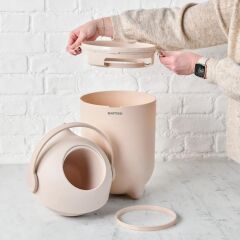 Nattou Dropy Bebek Bezi Çöp Kovası, Yeşil