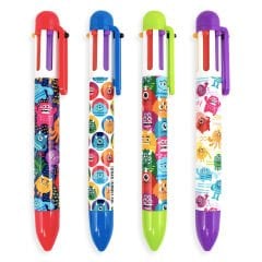 Ooly 6 Renkli Tükenmez Kalem Monster - Kırmızı