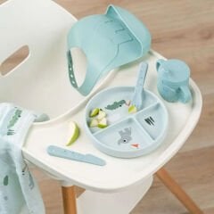 Done by Deer - Happy Dots - Çatal, Kaşık ve Bıçak Seti - Mavi